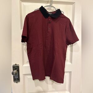 EXPRESS men’s maroon polo size Large